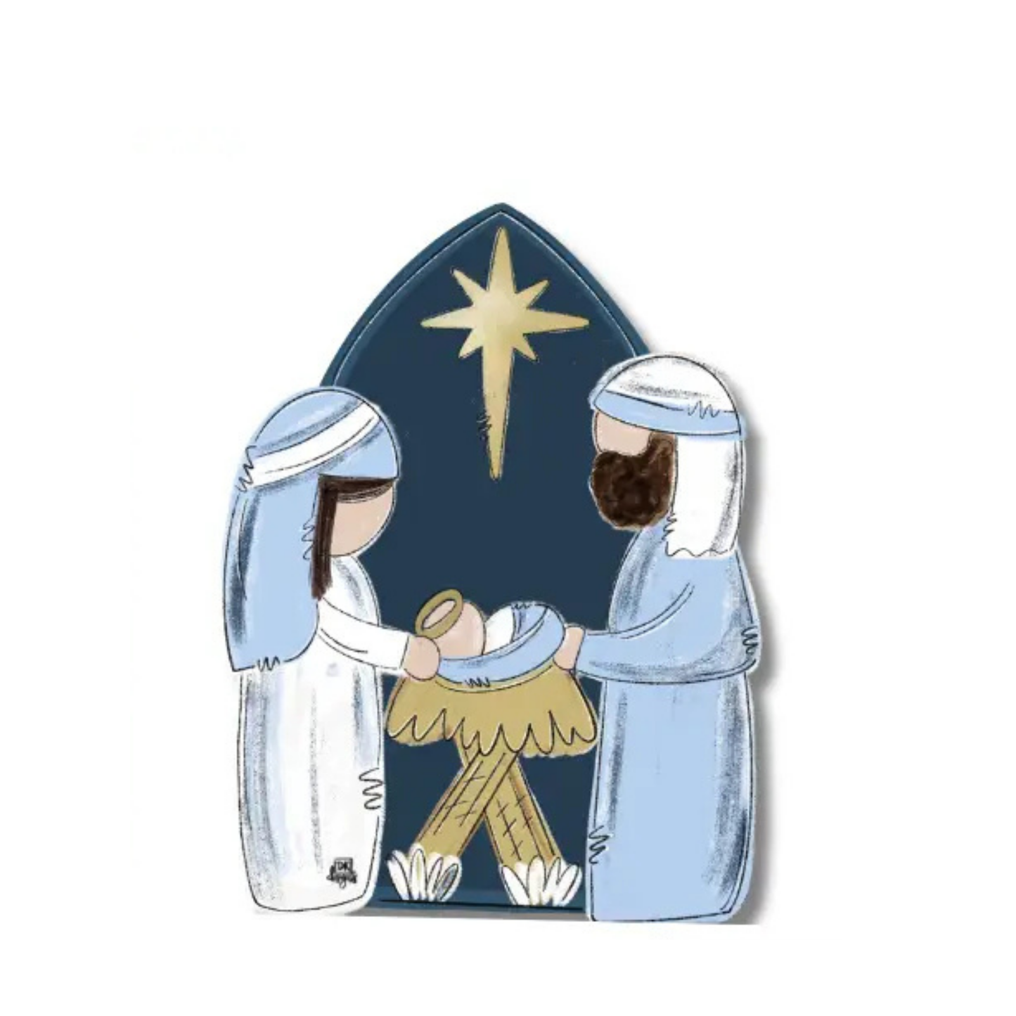 Nativity blue & white Mini add on