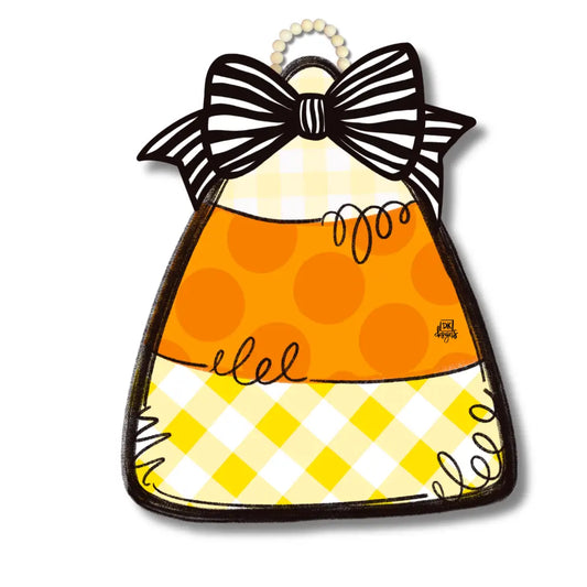 Candy Corn Front Door Sign