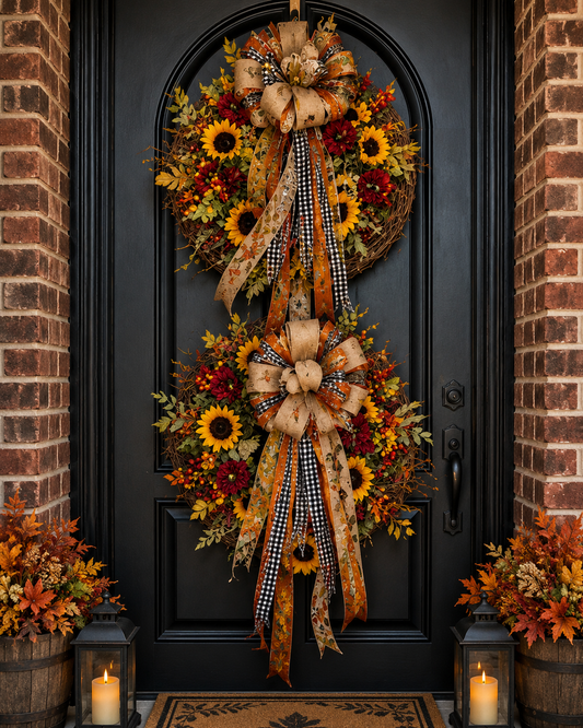 Stacked Wreath Set