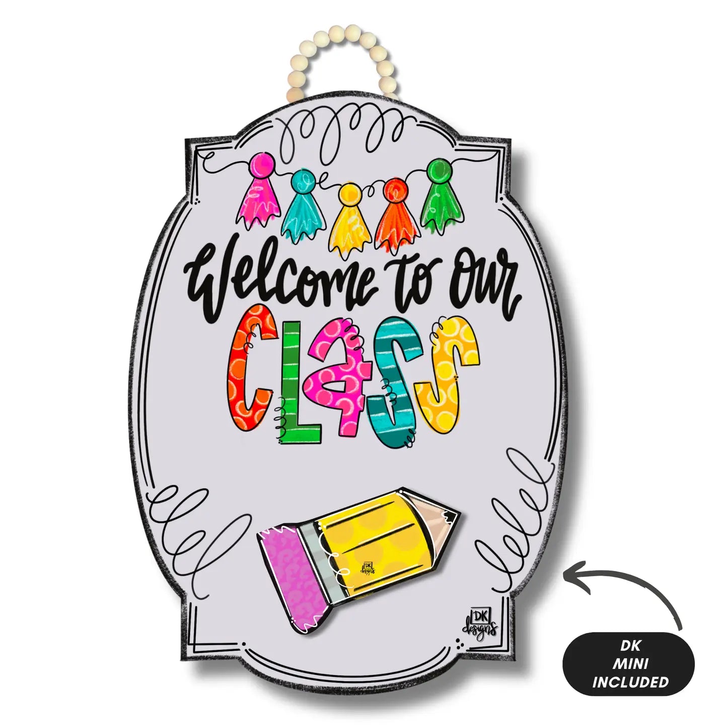 Classroom Welcome Sign Door Hanger